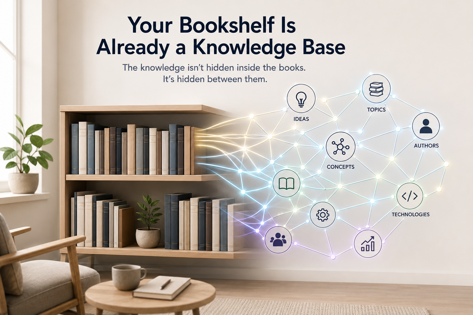 Your Bookshelf Is Already a Knowledge Base (You Just Can't Query It Yet)