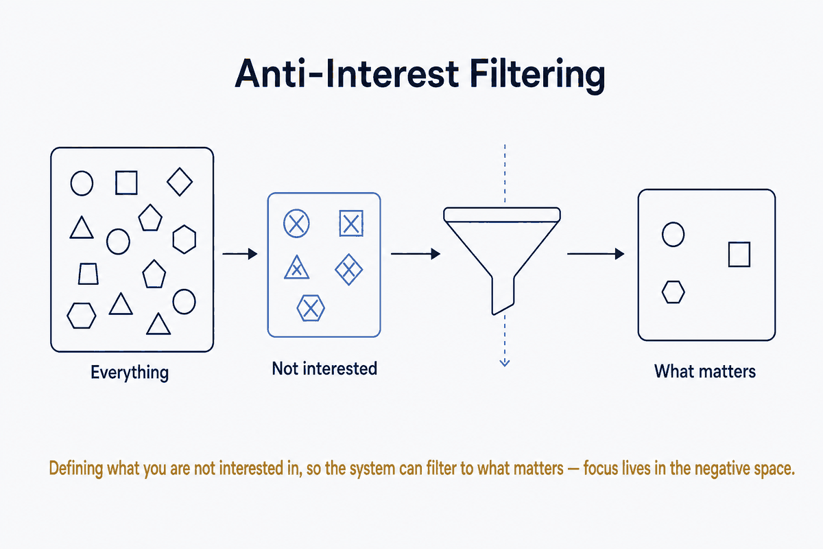Anti-Interest Filtering