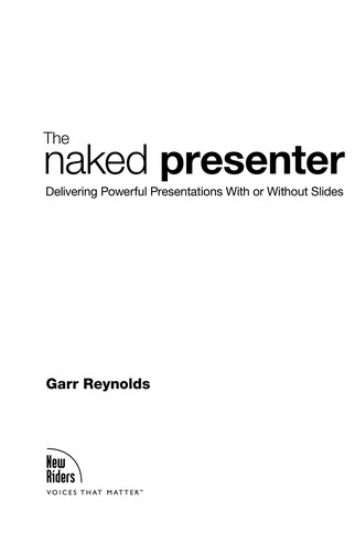 The Naked Presenter cover