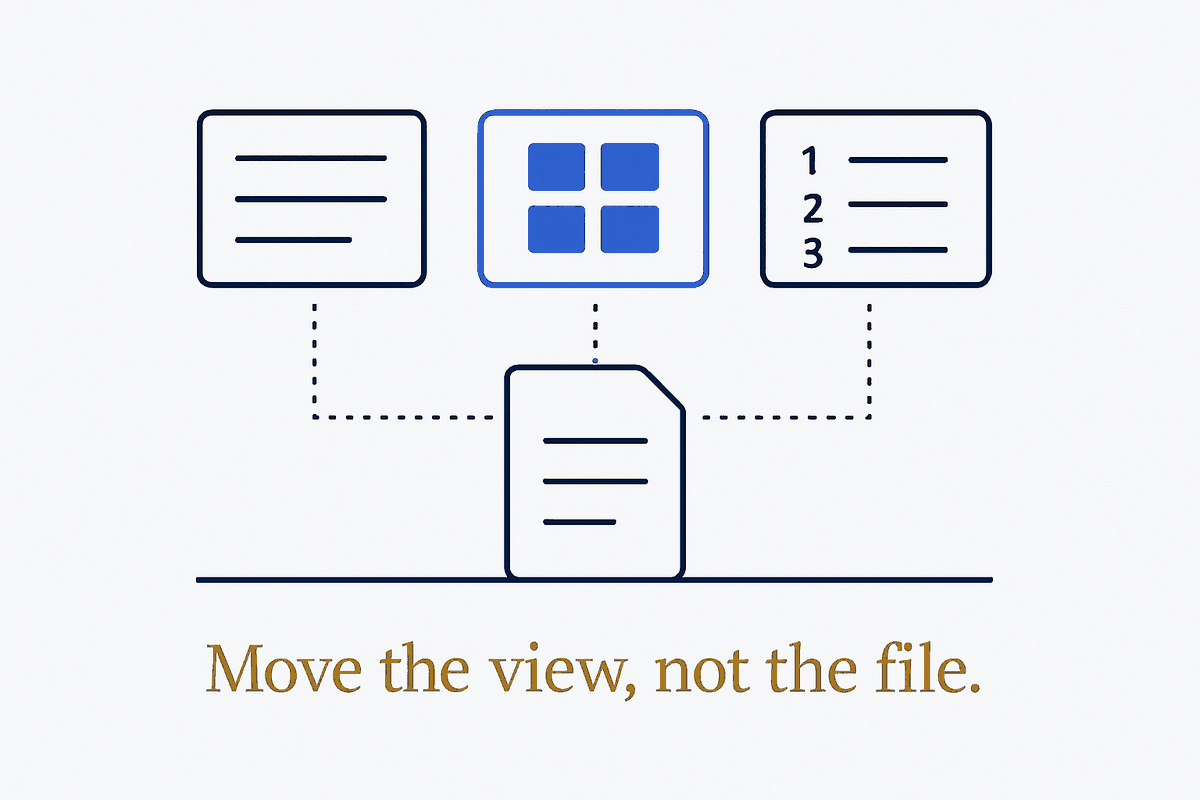Documents Stay Put