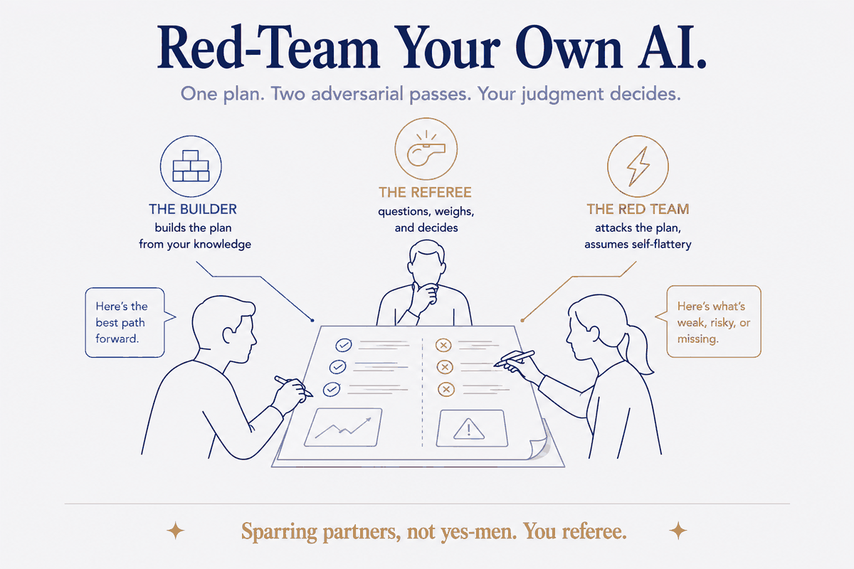 Red-Team Your Own AI (Before It Just Flatters You)