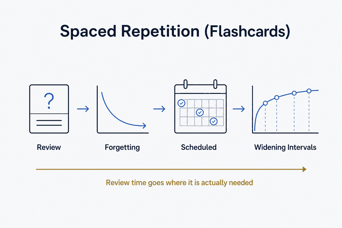 Spaced Repetition (Flashcards)