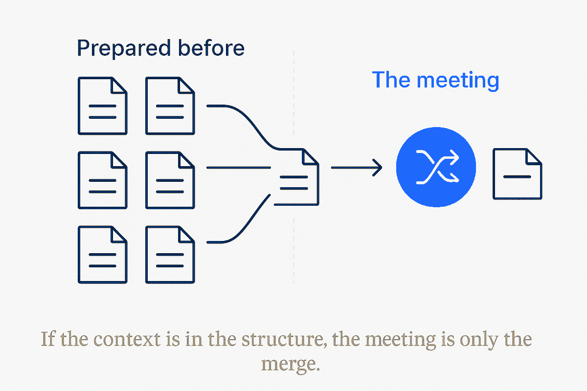 The Meeting Is Just the Merge