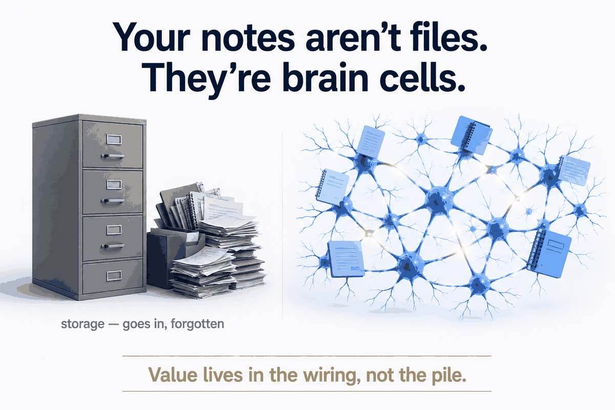 Your Notes Are Brain Cells